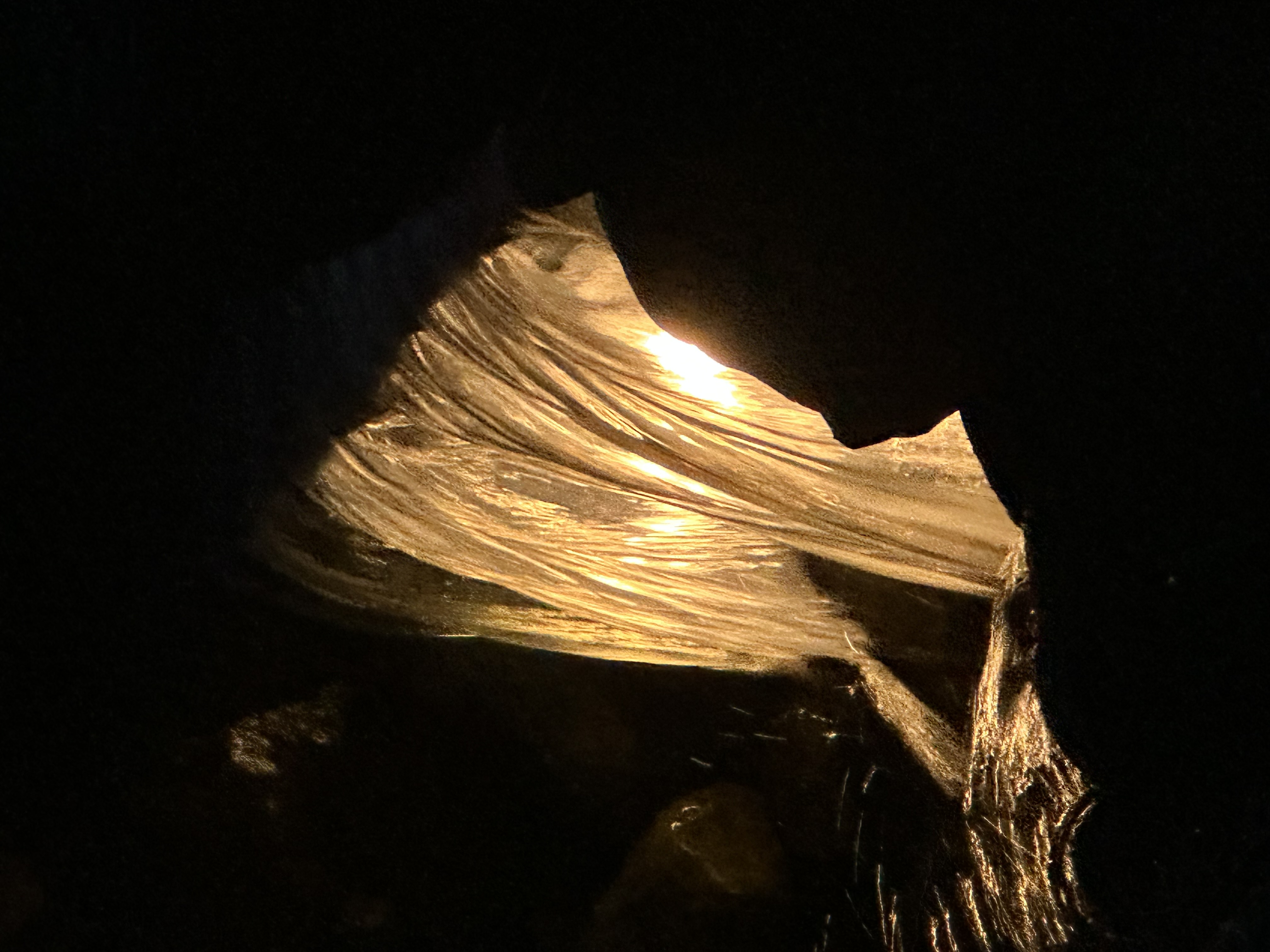 Waterfall at night