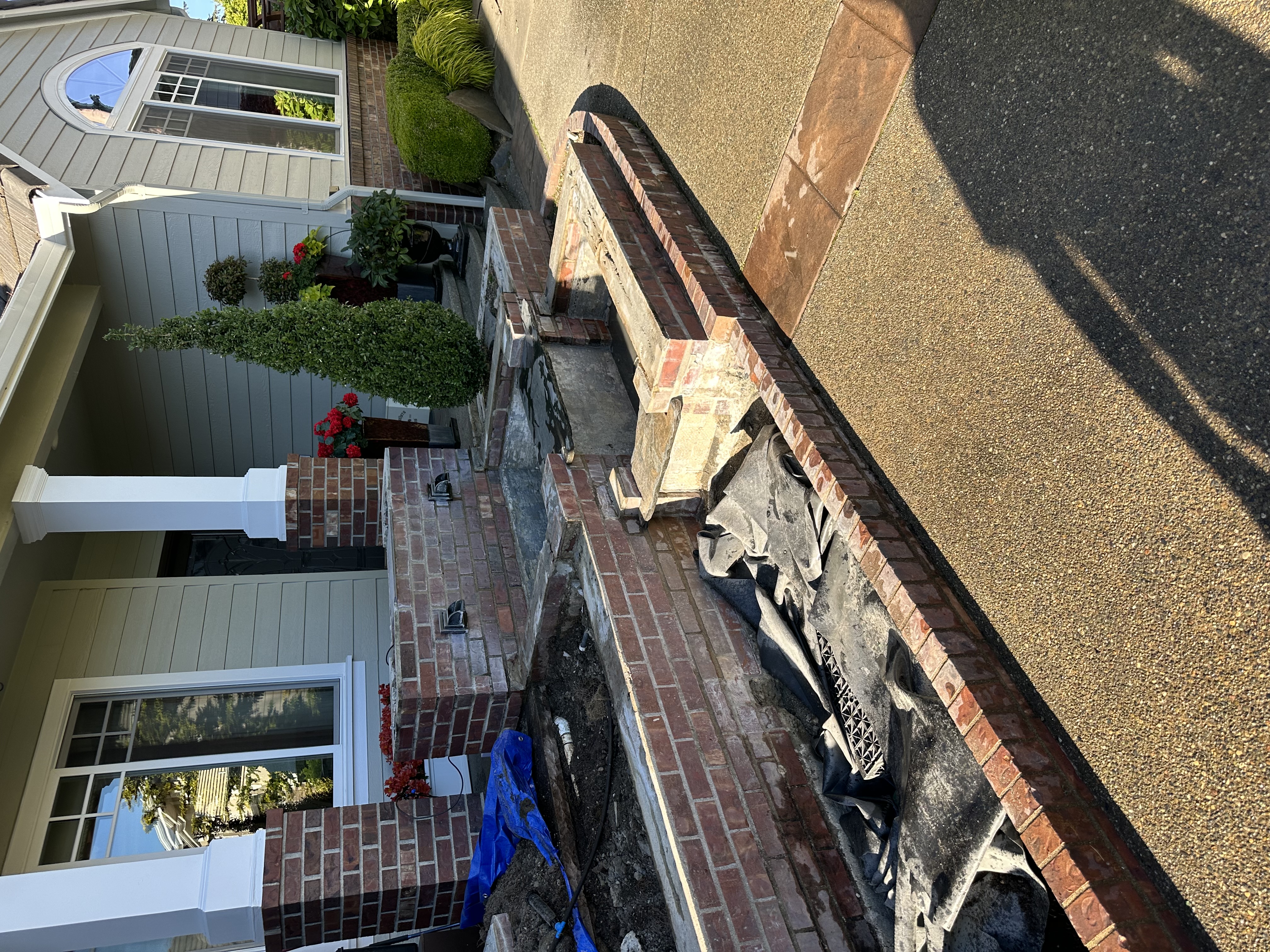 Hardscape construction
