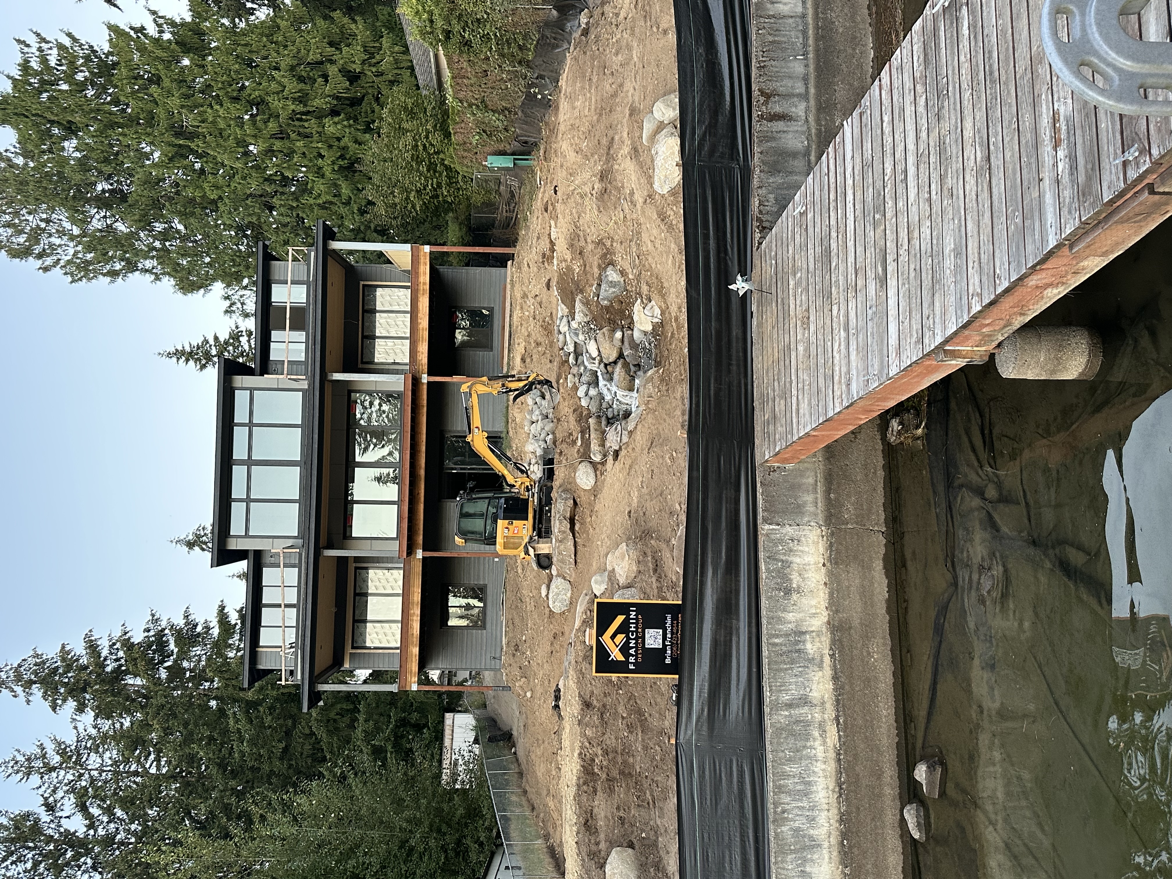 Outdoor water and landscape project by Onyx